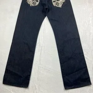 Ed Hardy　Denim　32　ラインストーン　大幅値下げ Ed Hardy Denim 32 ラインストーン 大幅値下げ